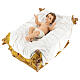 Infant Jesus with crib, outdoor fibreglass statue for Landi's Nativity Scene of 160 cm s5