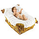 Infant Jesus with crib, outdoor fibreglass statue for Landi's Nativity Scene of 160 cm s7