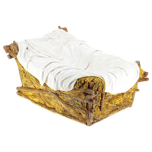 Natividad Completa en fibra de vidrio, ojos de cristal , belén Landi 160 cm exterior 14