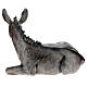 Lying donkey, outdoor fibreglass statue for Landi's Nativity Scene 160 cm s10