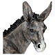 Lying donkey statue in fiberglass, 160 cm Lando Landi nativity scene outdoors s6
