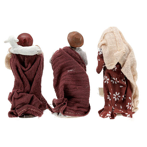 Nativity scene set 16 pcs 11 cm resin cloth 10