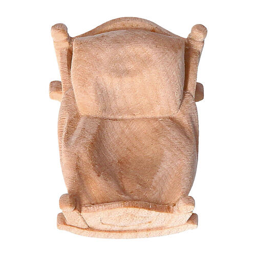 Cuna belén Montano Cembro mecedora 10 cm madera natural 1