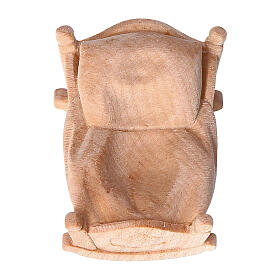 Culla presepe Montano Cirmolo dondolo 10 cm legno naturale 