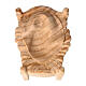 Culla presepe 12 cm legno naturale Montano Cirmolo  s1