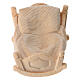 Culla Montano Cirmolo dondolo presepe  legno naturale 12 cm s1