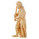 Re moro statua legno naturale presepe Montano Cirmolo 10 cm s2