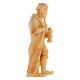 Re moro statua legno naturale presepe Montano Cirmolo 10 cm s3