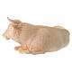 Bue Montano Cirmolo presepe statua legno naturale 12 cm s3