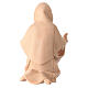 Virgin Mary statue for 12 cm Mountain Nativity Scene, Swiss pine natural wood s4