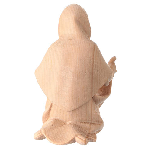 Estatua María belén Cembro Montano madera 12 cm 4