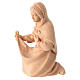 Nativity scene Mary statue in Swiss pine wood 12 cm s2