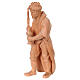 Rey moreno Montano Cembro estatua belén madera natural 12 cm s2