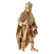 Reyes Magos 3 piezas belén estatuas madera natural Montano Cembro 10 cm s3