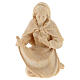 Holy Family with crib, set of 4, Mountain Nativity Scene with 12 cm characters, natural wood s5