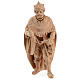 Re Magi statue presepe 3 pz Montano Cirmolo legno naturale 12 cm s3