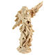 Announcing Angel statue Mountain Pine Nativity natural wood 10 cm s1