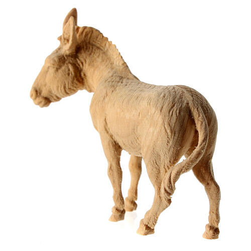 Boeuf et âne set statues 12 cm pour crèche de montagne pin cembro bois naturel 7