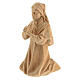 Shepherdess praying on her knees, wooden statue for 10 cm Mountain Nativity Scene s2