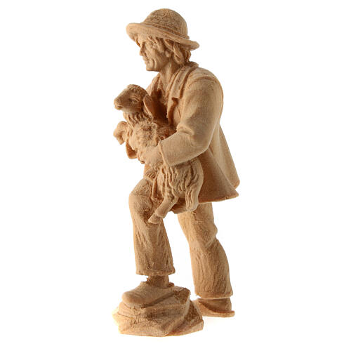 Pasterz z jagnięciem do szopki 10 cm 3