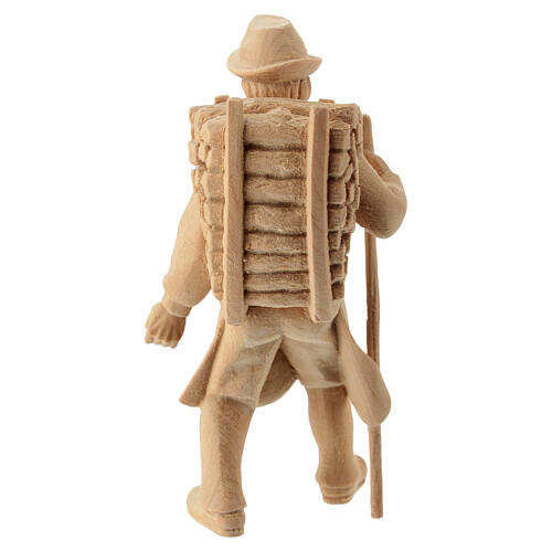 Pasterz niosący drewno, figurka do górskiej szopki bożonarodzeniowej 12 cm 6