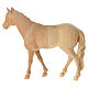 Cavalo de pé 12 cm para presépio de montanha em madeira pinheiro cembro s4