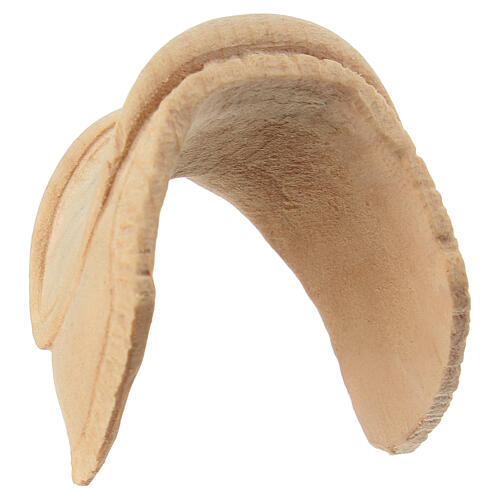 Sattel für stehendes Pferd, für 10 cm Grödner Krippe, Linie Montano Cirmolo, aus Naturholz 5