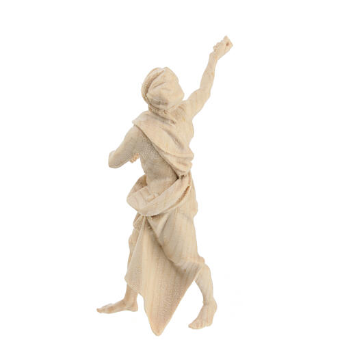 Standing camel driver, Mountain Pine natural wood 12 cm nativity 4