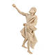 Standing camel driver, Mountain Pine natural wood 12 cm nativity s1