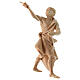 Cammelliere e cammello 3 pz presepe Montano Cirmolo legno naturale 12 cm s2