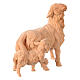 Mouton avec agneau 12 cm crèche de montagne pin des Alpes naturel s4