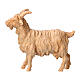 Goat, natural Swiss pinewood figurine for 12 cm Mountain Nativity Scene s1