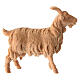 Goat, natural Swiss pinewood figurine for 12 cm Mountain Nativity Scene s1
