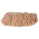 Oveja que duerme Montano Cembro belén madera natural 10 cm s3