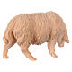 Owca jedząca do szopki 12cm, naturalne drewno s2