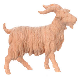 Caprone Montano Cirmolo legno naturale 10 cm presepe 
