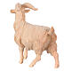 Billy goat for a 12 cm Mountain Nativity Scene in natural Swiss pinewood s2