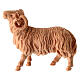 Montone Montano Cirmolo legno naturale 10 cm presepe  s1