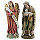 Classic Nativity of 21 cm average height, painted resin, set of 11 s4