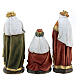 Classic Nativity of 21 cm average height, painted resin, set of 11 s8