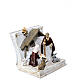 Nativity Holy Family book resin 10x10x10 cm 8 cm statues s3