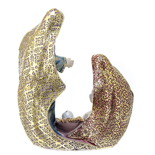 Holyart Natività Moderna In Resina: Statuetta 20 Cm Con Decorazioni Dorate - PR005725