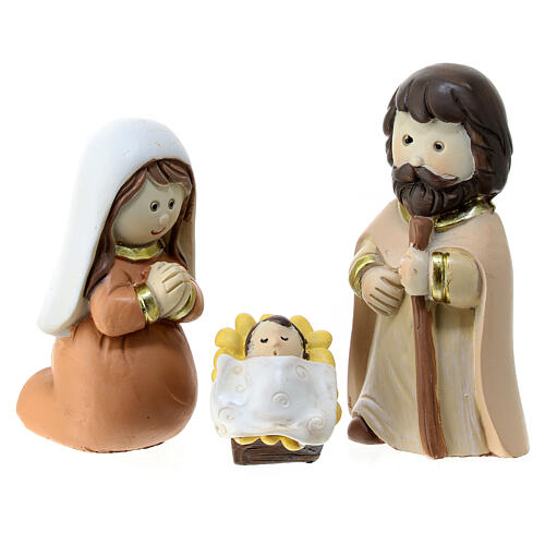 Resin Nativity Scene, baby style, set of 11 2
