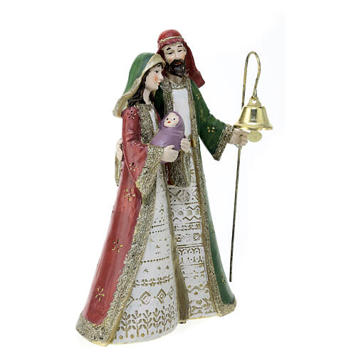Natività 20x15x5 cm presepe resina colorata 3