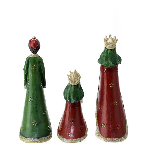 Nativity Holy Family and Three Kings set 20 cm resin 5