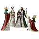 Nativity Holy Family and Three Kings set 20 cm resin s1