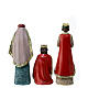 Set presepe 20 cm Natività e Re Magi resina colorata s5