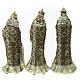 Nativity Scene of 24 cm, golden resin, set of 10 s7