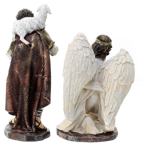 Nativity Scene of 30 cm, resin and fabric, set of 11 8