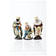 Complete Nativity set 30 cm 11 pcs resin and fabric s4